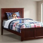 Atlantic Walnut Finish single Bed