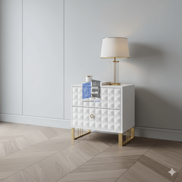 Premium RoyalEase PULeather Bed sidetables