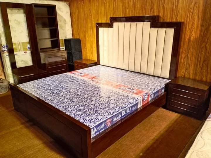 bed room furniture double bed poshish bed furniture store in lahore furniturezonepk