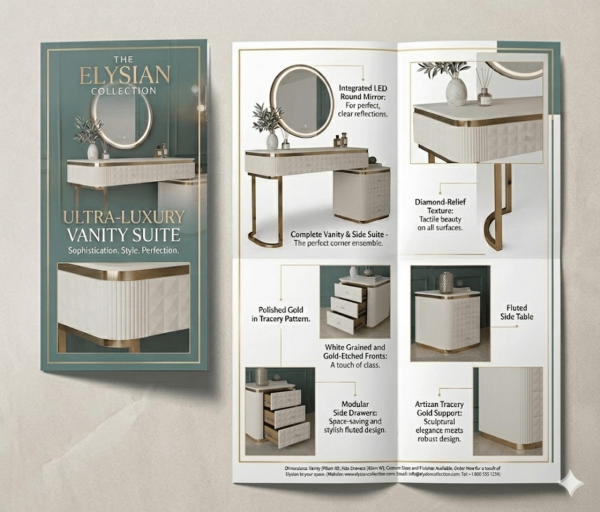 dresser with mirror in white product details