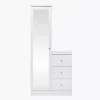 Cornwall 3-Drawer Tall Dresser with Mirror 1