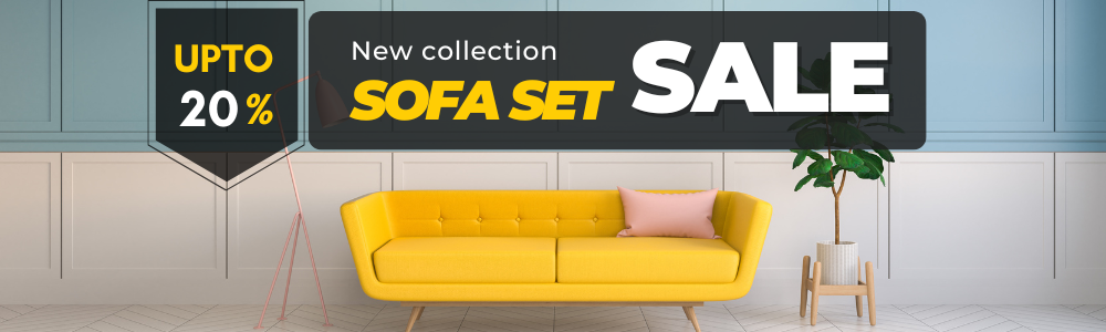 New 3 seater sofa set sale banner