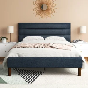Blanche Padded Headboard Upholstered Bed