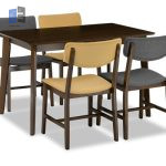 Steenie Regular Dining Table Walnut Set B (1+4)