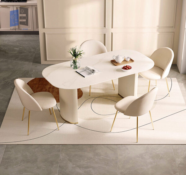 Baruch 4 Chairs With Dining Table