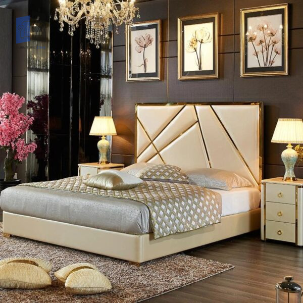 Shining Storage Soft Bed For Home Furniture