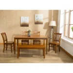 Solid Wood Top Dinning Set