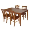 Solid Wood Top Dinning Set