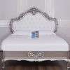 Ornate Silver Heritage Bed