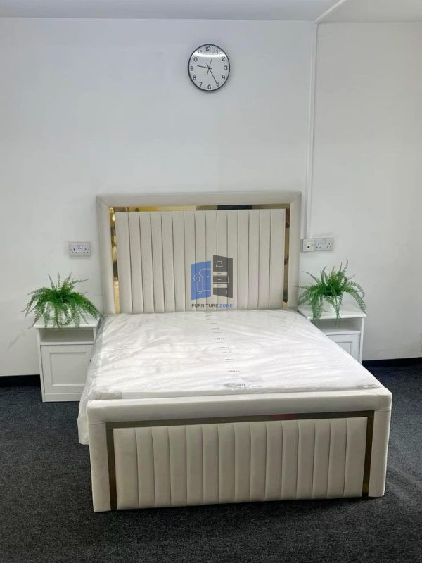 Royal Gold Panel Bed